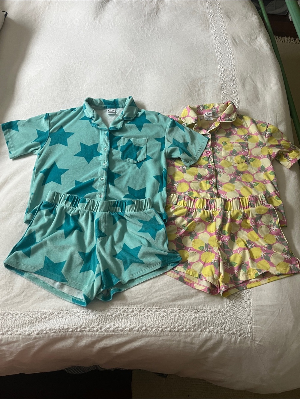 Lot of 2 Art Class Pajama Sets, Size Large (10/12)